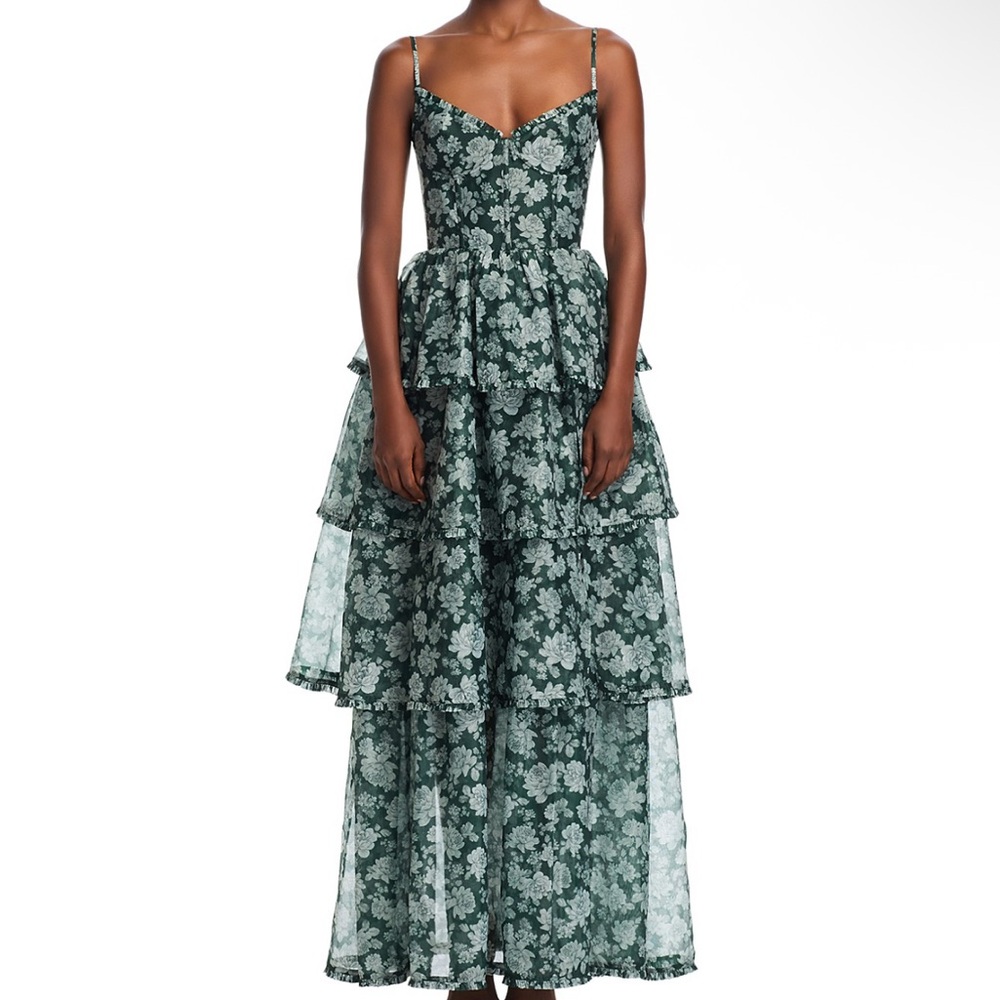 NEW V. Chapman corset gown size 10 emerald